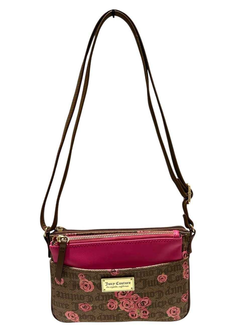 Juicy Couture "Pink Bloom" Crossbody Bag, featuring
